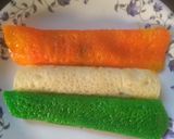 ট্রাইকালার পাটিসাপটা (tri color patisapta recipe in Bengali) রেসিপির ধাপ 3 ছবি