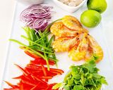 Foto del paso 1 de la receta: Ceviche de langostinos y corvina