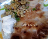 A picture of step 8 of Naan bread.