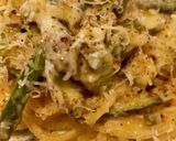 A picture of step 7 of Carbonara with Wild Asparagus.
