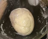 A picture of step 2 of Arabic pita breads.