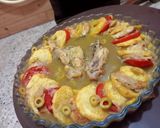 صورة لخطوة 1 من وصفة طبق دوائر اللحم والبطاطا والطماطم في الفرن🤤❤️
