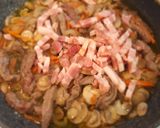 Foto del paso 3 de la receta: Tagliatellis de arroz con ternera y bacon