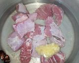 A picture of step 1 of Beef Boti Fry.