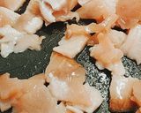 Foto del passaggio 1 della ricetta Pasta con salmone affumicato e uova di lompo