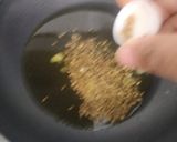 A picture of step 2 of Aloo gobhi sbji.