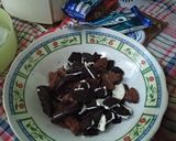 Foto langkah ke 1 dari resep Milkshake Oreo Murmer.