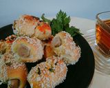 Foto langkah ke 7 dari resep Crunchy Sausage Rollbread (Roti Sosis Renyah).