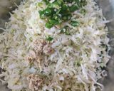 A picture of step 1 of Veg Manchurian with Gravy.