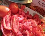 A picture of step 1 of Achaar Gosht (eid special).