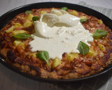 Foto del paso 9 de la receta: Pizza integral en panificadora con burrata y piña