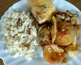 Foto del paso 6 de la receta: Pollo con berenjena y calabacín