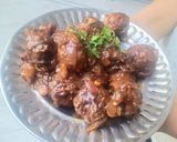 A picture of step 5 of Gravy Manchurian.