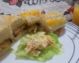 A picture of step 7 of Homemade,non mayonasse coleslaw! (in baguette).