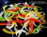 รูปขั้นตอนการทำที่ 4 ของ Chicken Fajitas