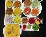 A picture of step 2 of Bombay mix bhel.