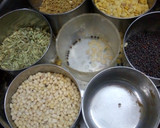 சாதம்,கத்தரி சுண்டை சாம்பார், சுண்டை பச்சடி,நெய் ரெசிபி ஸ்டேப் 3 புகைப்படம்
