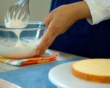 A picture of step 16 of Peach Decoration Cake (Chantilly Peche).