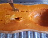 Foto del paso 1 de la receta: Calabaza rellena de carne y queso