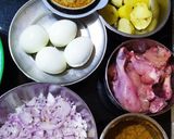 এগ চিকেন কারী(egg chicken curry recipe in Bengali) রেসিপি ধাপ - 1 ছবি