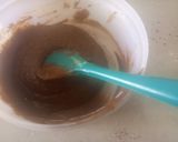 A picture of step 5 of Banana marble pound cake.