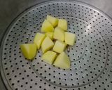 Foto langkah ke 1 dari resep Kue Ku Bentuk Buah(isi kacang merah).