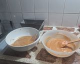 Foto del paso 5 de la receta: Budín integral marmolado con dulce de leche y de coco 🥥