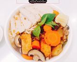 Hình bước làm 4 của món Bún huế chay