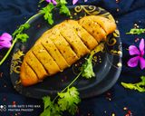 चिजी गार्लिक ब्रेड (chilli garlic bread recipe in Hindi) रेसिपी चरण 9 फोटो
