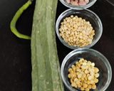 A picture of step 1 of Dal-Dodka Curry (Ridge gourd dal).