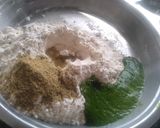 A picture of step 2 of Palak Puri.