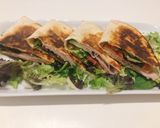 Foto del paso 5 de la receta Quesadillas básicas de pavo y queso curado