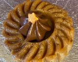 A picture of step 3 of Biscoff Christmas yule log.