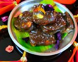 A picture of step 5 of Apple Banana Halwa.