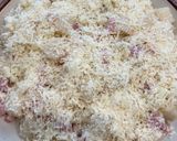 Une image de l'étape 3 de Gratin de pâtes aux salsifis/bacon.