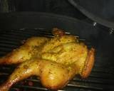 Spatchcock poussin glazed with orange and honey and festive slaw recipe step 5 photo