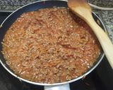 Foto del paso 7 de la receta Moussaka de berenjenas con ternera y puré de papas