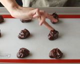 A picture of step 6 of Brownie Crinkle Cookies [No Flour].