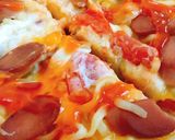 Hình bước làm 3 của món Mỳ pizza