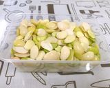 Hình bước làm 1 của món Đậu ngự kho chay
