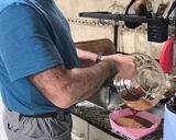 Foto del paso 6 de la receta: Budín Harina de almendras, algarroba, pasas de uvas