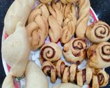 Hình bước làm 6 của món Bánh mì bơ đậu phộng, bánh mì cuộn milo
