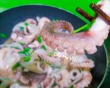 Hình bước làm 4 của món Bạch tuộc xào hành tây