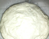 A picture of step 2 of Buns with ovacado,beetrootpaste n cucumber and fruit juice.