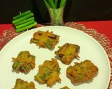 A picture of step 5 of Piyaz Koli (Onion Flower Stalks) Bhela Bhaja.