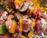 Hình bước làm 1 của món BBQ - bò lúc lắc