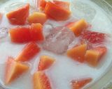 Foto langkah ke 3 dari resep Es Santan Pepaya (Kalikih Santan).