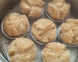 Foto langkah ke 10 dari resep Bolu Kukus Pisang Mekar.