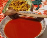 Zelleres paradicsomleves, sajtos, kukoricatallérokkal (vegán) recept fázis 6 fotója