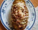 Töltött sült krumpli recept fázis 2 fotója